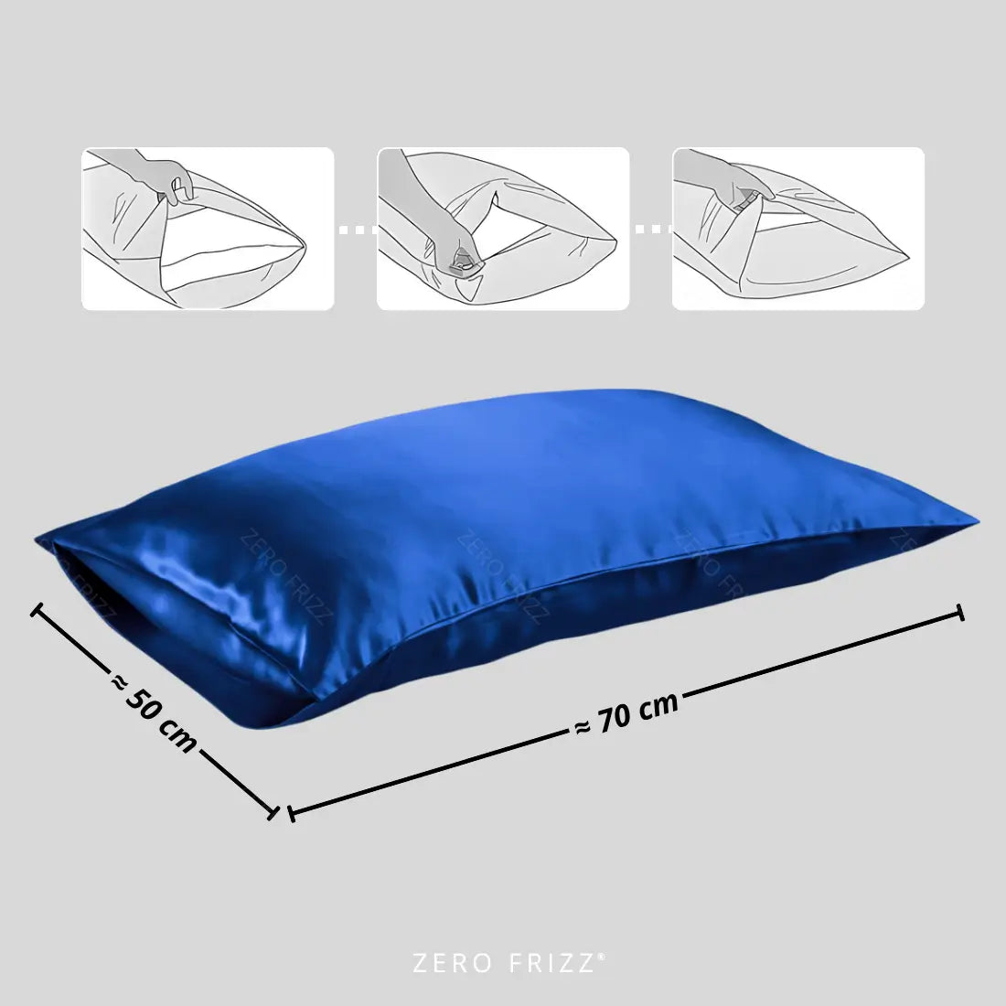 Par de fronhas de cetim Zero Frizz® - Anti envelhecimeno, rugas e frizz