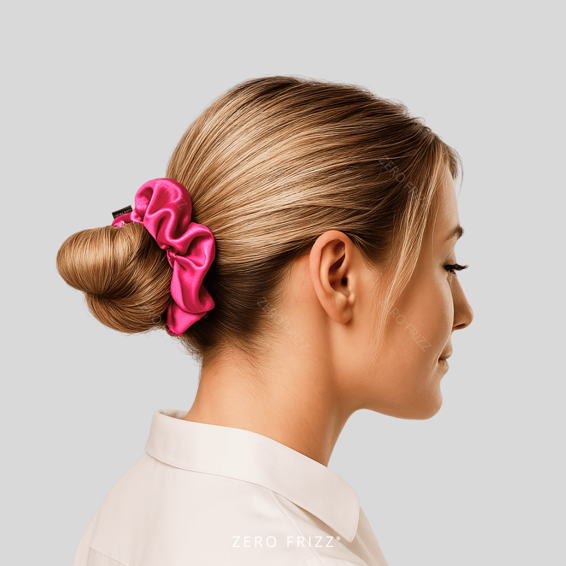 Kit Touca de Cetim Premium Anti Frizz com Regulador e Dupla Camada + Scrunchie de Cetim